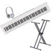 P-225 Portable Digital Piano Starter Pack in Black or White