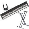 P-225 Portable Digital Piano Starter Pack in Black or White