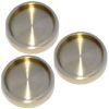 Polished Brass Piano Castor Cups 40mm &amp; 100mm