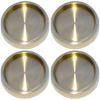 Polished Brass Piano Castor Cups 40mm &amp; 100mm