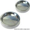 Polished Chrome Castor Cup in 40mm and 80mm 