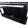 Heat Resistant Piano Carpet in Black 