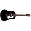 DS-240E Memoir Dreadnought Acoustic Guitar in Black finish