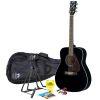 F370 Black Acoustic Guitar Package