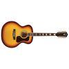 F-512E Maple Jumbo Acoustic Guitar in Antique Burst finish
