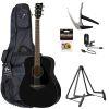 FG 800 Acoustic Guitar Pack In Black Finish