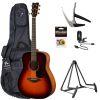FG 800 Acoustic Guitar Pack In Brown Sunburst Finish