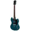 A Grade Refurbished Polara Electric Guitar in Catalina Blue Steel finish