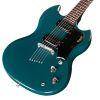 A Grade Refurbished Polara Electric Guitar in Catalina Blue Steel finish