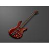 TRBX605FM 5-String Electric Bass Guitar In Caramel Brown Finish