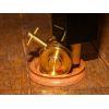 Large Piano Castor Cup in Beech Wood 100mm Set of 3