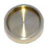 Large Piano Castor Cup in Polished Brass 80mm 