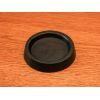 Medium Piano Castor Cup in Black Wood 70mm (Single)
