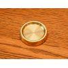 Small Piano Castor Cup in Polished Brass 40mm (Single)
