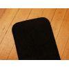 Heat Resistant Piano Carpet in Black 
