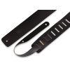M1-BLK Chrome-tan Leather 2 1/2&quot;  Guitar Strap 