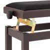 LPBF06GRWMVBK Height Adjustable Piano Stool in Rosewood