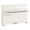 B10 TC3 TransAcoustic Upright Piano in Polished White Finish with Chrome Fittings