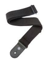 Black Cotton Guitar Strap