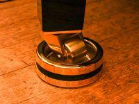 Soundproof Castor Cup in Brass 90mm (Single)