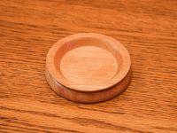 Medium Piano Castor Cup in Beech Wood  70mm (Single)