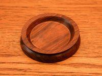 Medium Piano Castor Cup in Laurel Wood 75mm (Single)