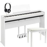 P-225 White Portable Digital Piano Pianist Pack