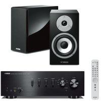 A-S501BLB2 Integrated Amplifier &amp; NS-BP401BL Bookshelf Speakers