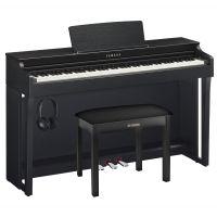 CLP-625 Deluxe Clavinova Piano Pack in Black Walnut Finish