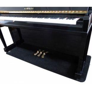Heat Resistant Piano Carpet in Black 