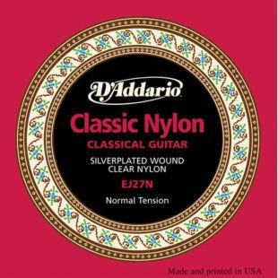 EJ27N Classic Nylon Normal Tension Classical Strings