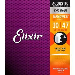 E11002 Extra Light Acoustic Strings 