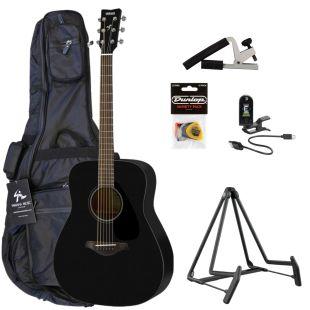 FG 800 Acoustic Guitar Pack In Black Finish