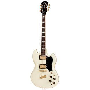 A Grade Refurbished Polara Kim Thayil Electric Guitar in Vintage White finish