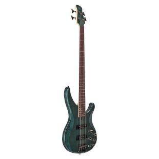 TRBX604FM 4-String Electric Bass Guitar In Indigo Blue Finish