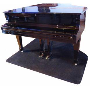 Heat Resistant Piano Carpet in Black 