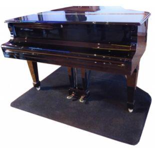 Heat Resistant Piano Carpet in Black - for 6ft Grand Pianos