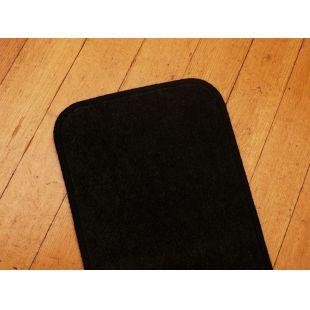 Heat Resistant Piano Carpet in Black - for Small Upright Pianos