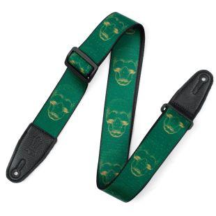 MPD2-113 Prints Polyester 2" Guitar Strap with Leather Ends