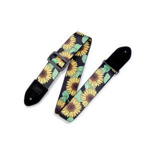 MP2-009 Prints Polyester 2" Guitar Strap with Suede Ends  