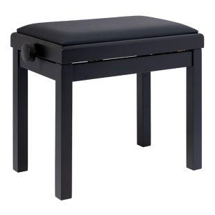 PBF06GBKMSBK Height Adjustable Piano Stool In Matt Black 