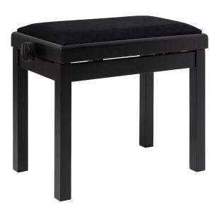 PBF06GBKMVBK Height Adjustable Piano Stool In Matt Black 