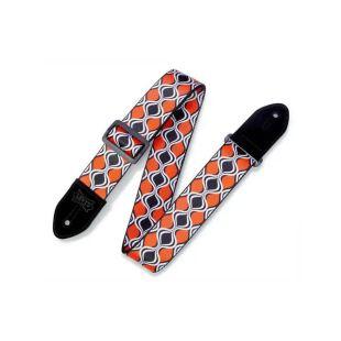 MP2-004 Prints Polyester 2" Guitar Strap with Suede Ends 