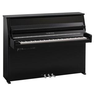 B10 TC3 TransAcoustic Upright Piano in Polished Ebony Finish with Chrome Fittings