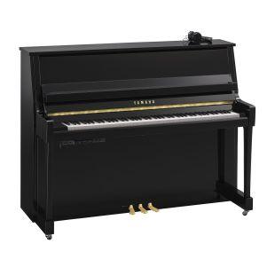 B20 Silent Upright Piano in Polished Ebony Finish
