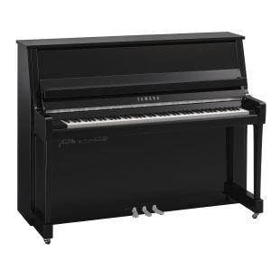 B20 TC3 TransAcoustic Upright Piano in Polished Ebony Finish With Chrome Fittings