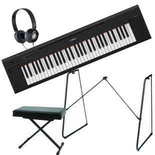 NP-15 Piaggero 61-Key Slimline Home Keyboard Essentials Pack