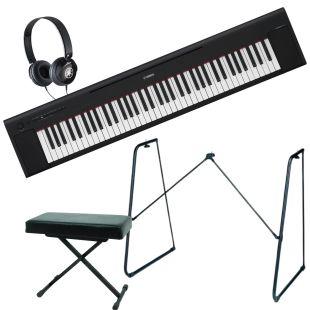 NP-35 Piaggero 76-Key Slimline Home Keyboard Essentials Pack