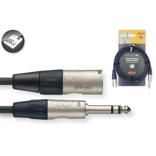 NAC3PSXMR Audio Cable XLR male - Stereo 6.35mm Jack