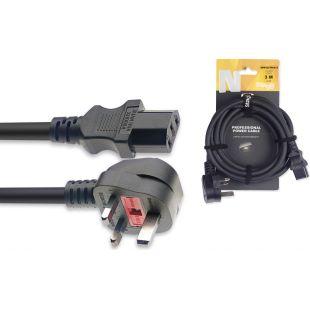 NPW3IECFPUK15 13amp 3m Mains Power Cable